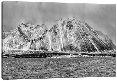 Iceland In Winter Canvas Art Print - Glacier & Iceberg Art