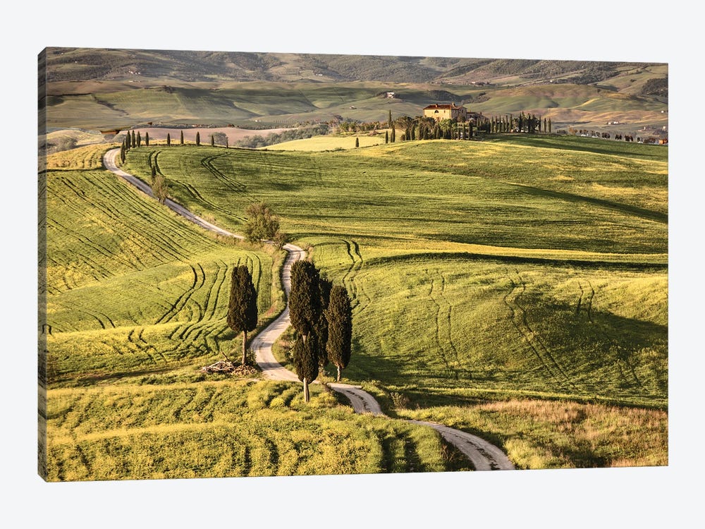 Europe, Italy, Tuscany, Val D'Orcia by John Ford 1-piece Art Print