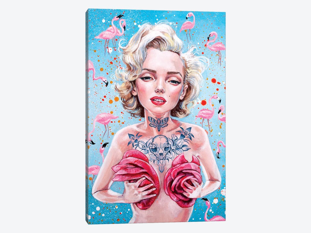 Marilyn Monroe by Julie Filipenko 1-piece Canvas Print