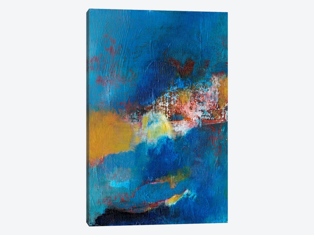 Rhapsody In Blue I by Jodi Fuchs 1-piece Canvas Artwork