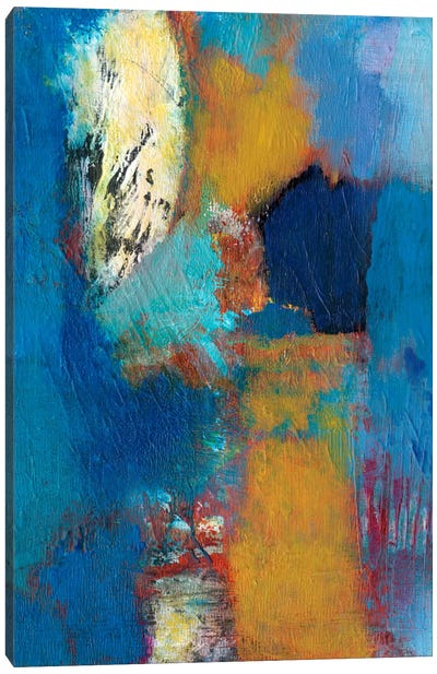 Rhapsody In Blue II Canvas Art Print - Jodi Fuchs