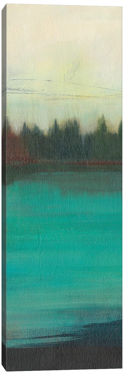 Teal Lake View II Canvas Art Print - Jodi Fuchs