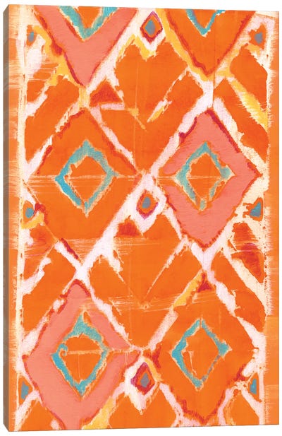 Orange Tribal II Canvas Art Print - Jodi Fuchs