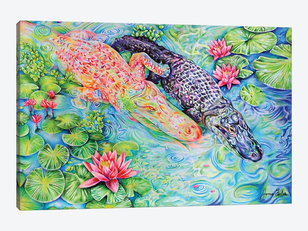 Water Creatures by Jamie Forbes 1-piece Art Print