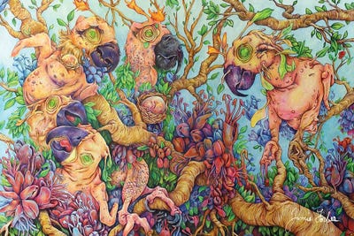 Fruit Party by Jamie Forbes canvas print