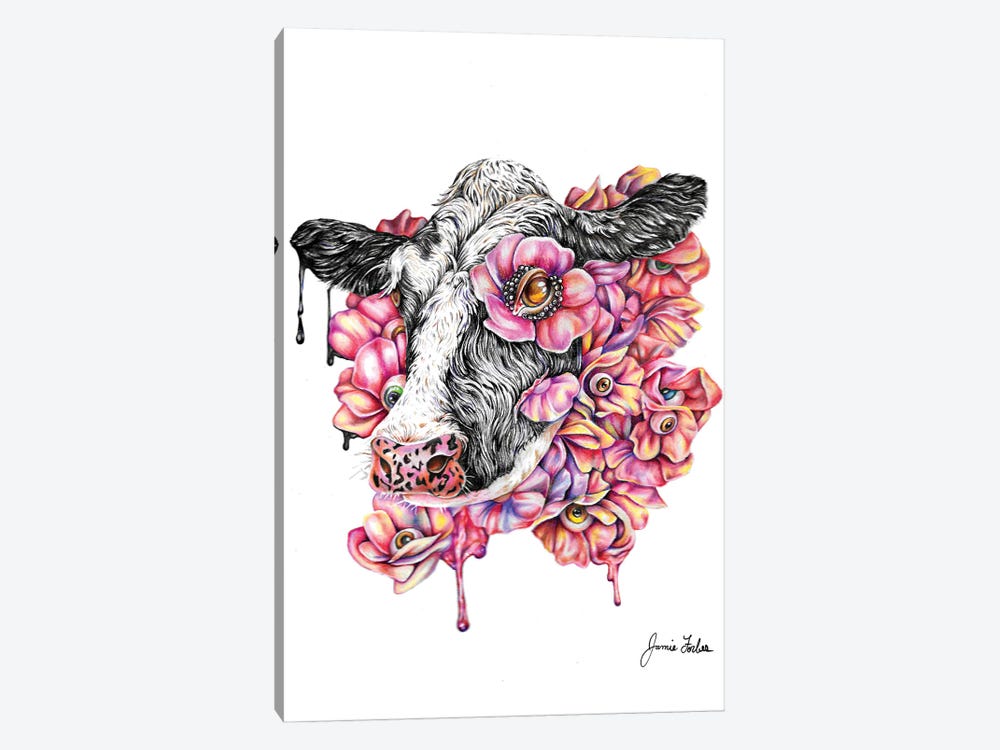 Moo by Jamie Forbes 1-piece Canvas Artwork