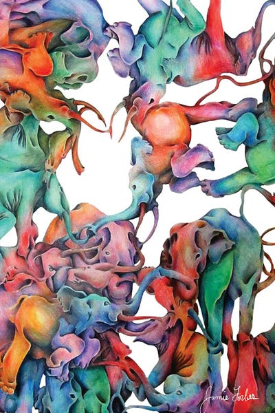 Elephants: The Elephant Parade by Jamie Forbes