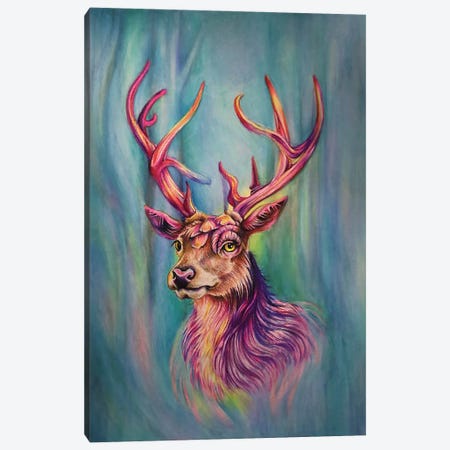 Deer George Canvas Print #JFX8} by Jamie Forbes Canvas Art