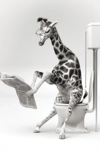 Reading: Giraffe In The Toilet by Jauffrey Philippe