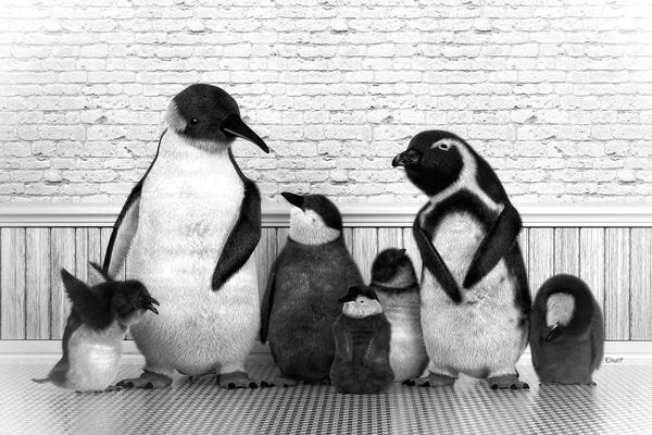Penguins: Penguin Family by Jauffrey Philippe