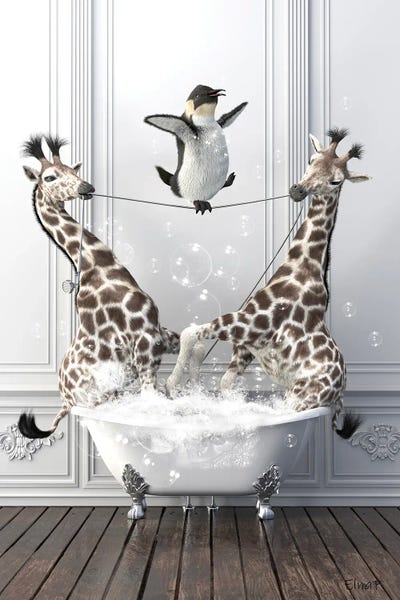 Penguins: Penguin Tightrope Walker by Jauffrey Philippe