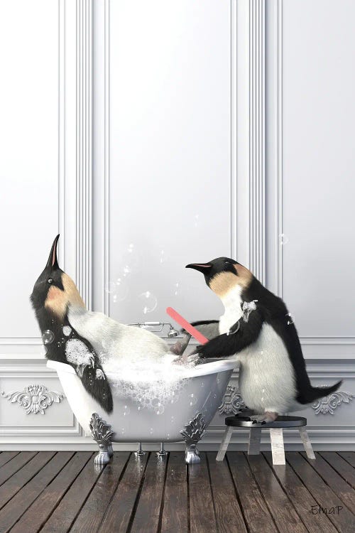 The Penguin Does The Nails In The Bath