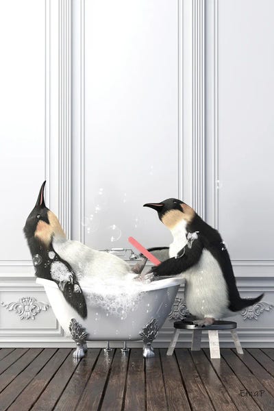 Penguins: The Penguin Does The Nails In The Bath by Jauffrey Philippe