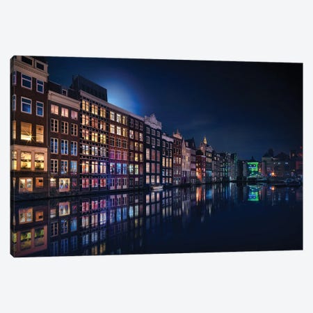 Amsterdam Windows Colors Canvas Print #JGA10} by Jesús M. García Art Print