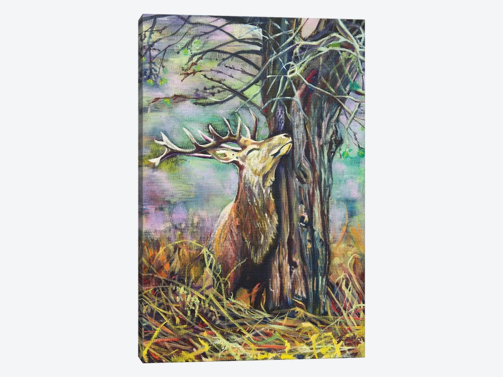 My Deer by Jenny Geuken 1-piece Canvas Artwork