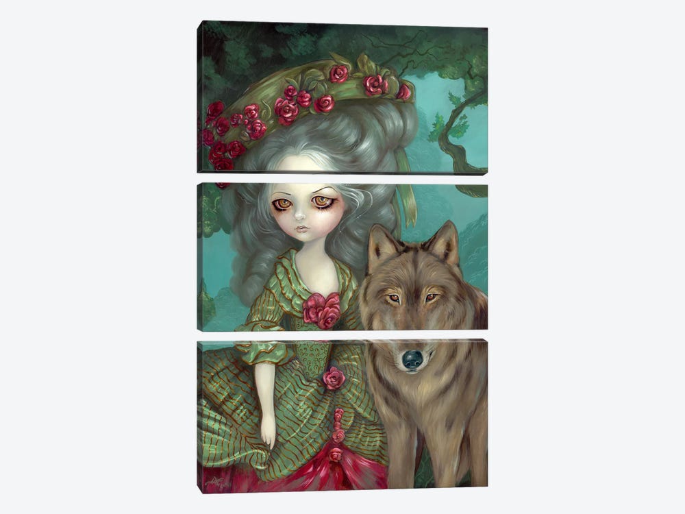 Loup Garou La Foret by Jasmine Becket-Griffith 3-piece Canvas Wall Art