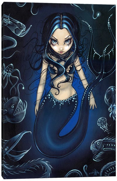 Mermaid Of The Deep Canvas Art Print - Jasmine Becket-Griffith