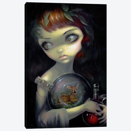 Microcosm Fawn Canvas Print #JGF106} by Jasmine Becket-Griffith Canvas Print