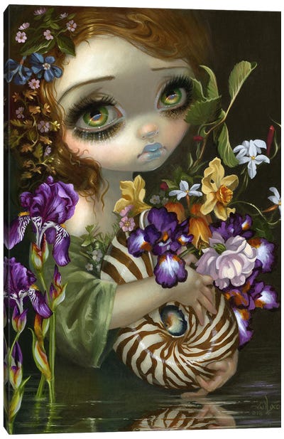 Nautilus Bouquet Canvas Art Print - Jasmine Becket-Griffith