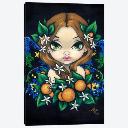 Orange Blossom Fairy Canvas Print #JGF119} by Jasmine Becket-Griffith Canvas Art Print