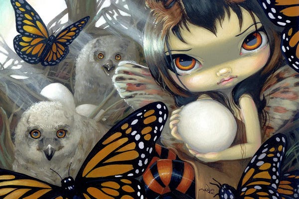 Fairies: Owlyn In The Nest by Jasmine Becket-Griffith