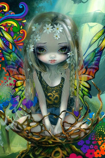 Paisley by Jasmine Becket-Griffith framed canvas print