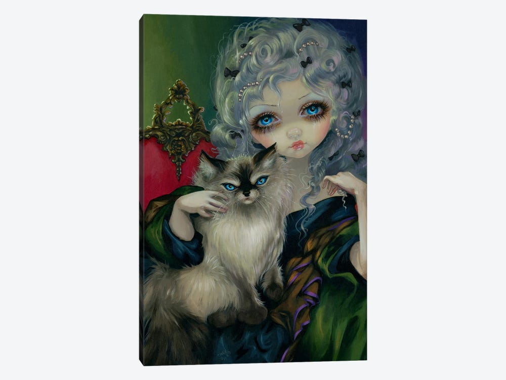 Princess With A Ragdoll Cat by Jasmine Becket-Griffith 1-piece Canvas Print