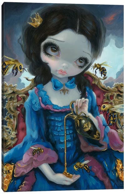 Queen Of Bees Canvas Art Print - Jasmine Becket-Griffith
