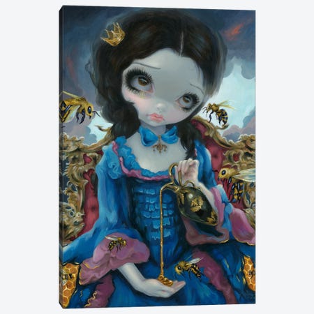 Queen Of Bees Canvas Print #JGF126} by Jasmine Becket-Griffith Art Print