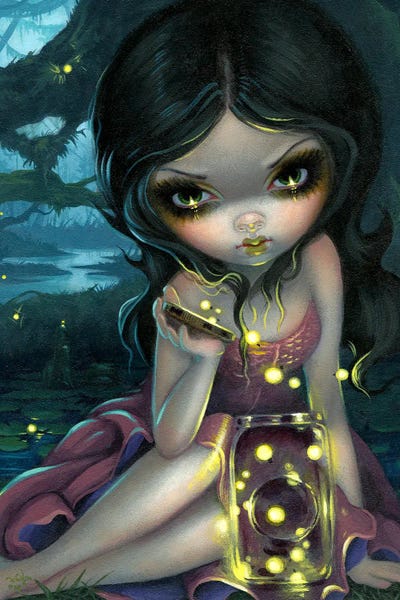 Releasing Fireflies by Jasmine Becket-Griffith acrylic art print