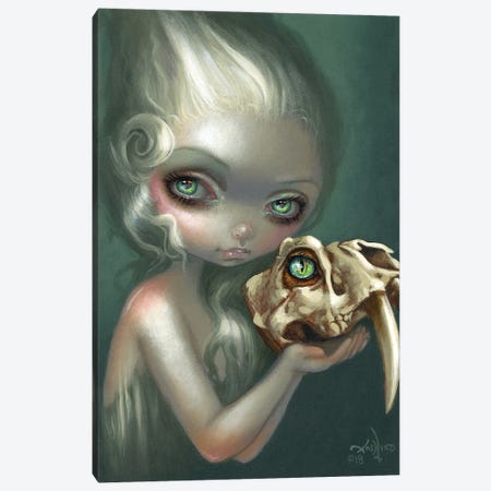 Resurrected Saber Toothed Cat Canvas Print #JGF128} by Jasmine Becket-Griffith Canvas Art