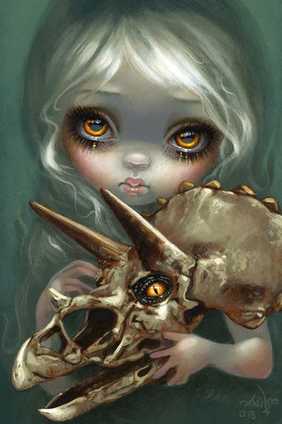 Resurrected Triceratops by Jasmine Becket-Griffith canvas print