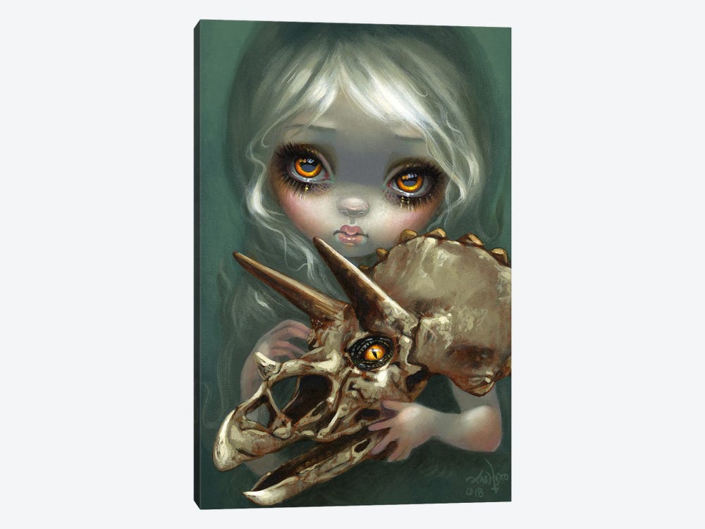 Resurrected Triceratops by Jasmine Becket-Griffith 1-piece Canvas Art Print