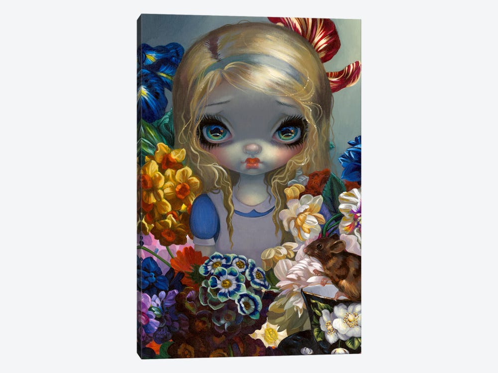 Alice With The Dormouse by Jasmine Becket-Griffith 1-piece Canvas Artwork