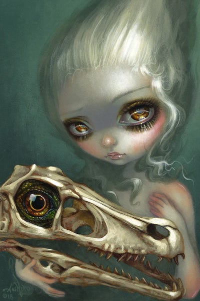 Resurrected Velociraptor by Jasmine Becket-Griffith canvas print