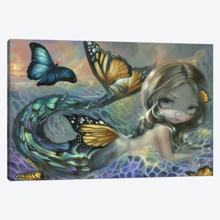 Sea Monarch Canvas Print #JGF133} by Jasmine Becket-Griffith Canvas Art Print