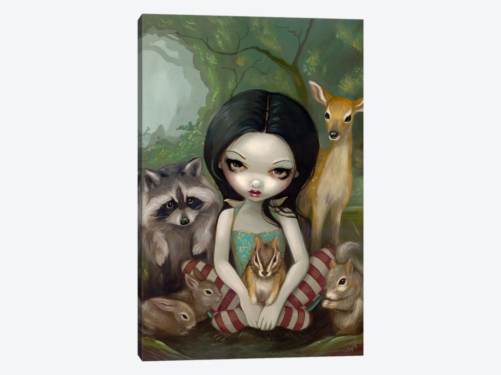 Snow White And Her Animal Friends by Jasmine Becket-Griffith 1-piece Canvas Art