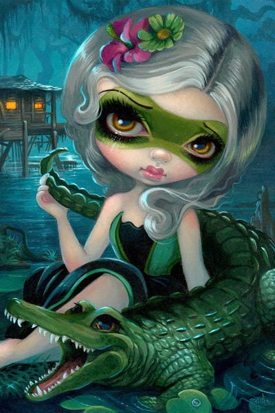 Alligator Girl by Jasmine Becket-Griffith canvas print