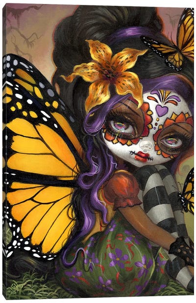 Sweet Isabella Canvas Art Print - Butterfly Art