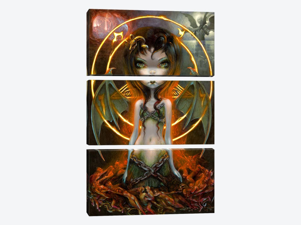 The Devil by Jasmine Becket-Griffith 3-piece Canvas Art