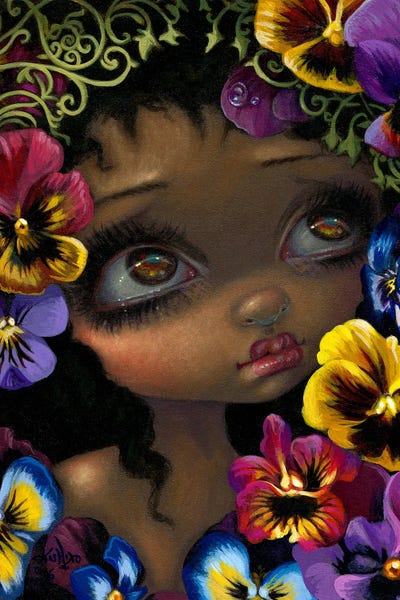 The Language Of Flowers II by Jasmine Becket-Griffith framed canvas print