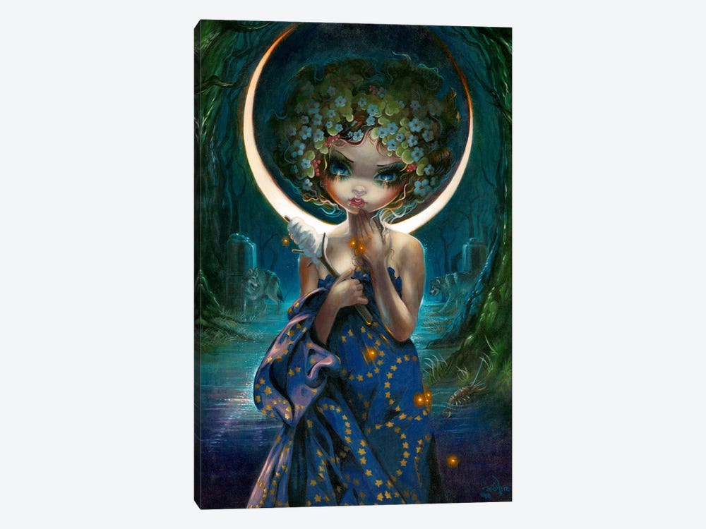 The Moon by Jasmine Becket-Griffith 1-piece Canvas Art