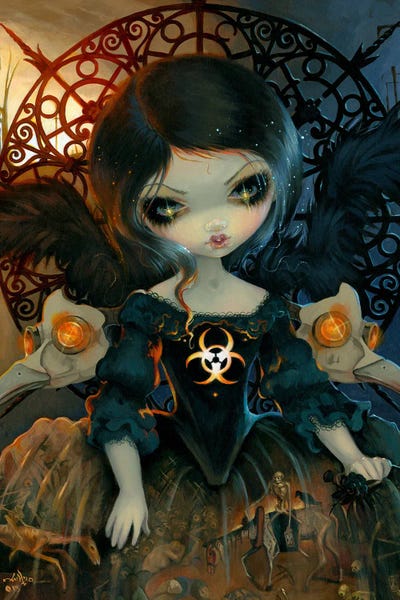 Unseelie Court Pestilence by Jasmine Becket-Griffith framed canvas print