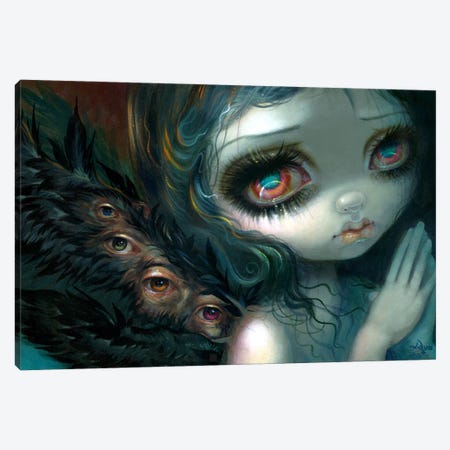All Seeing Canvas Print #JGF15} by Jasmine Becket-Griffith Art Print