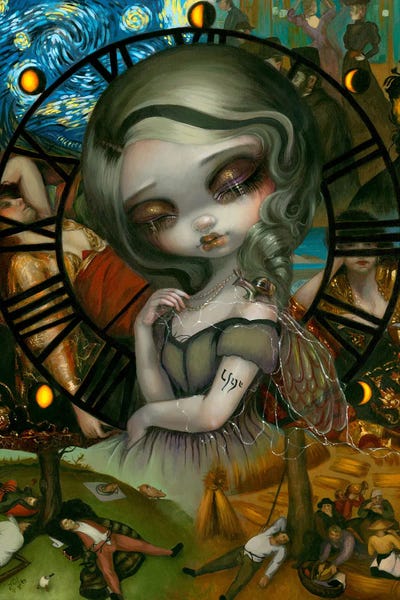 Unseelie Court Sloth by Jasmine Becket-Griffith canvas print