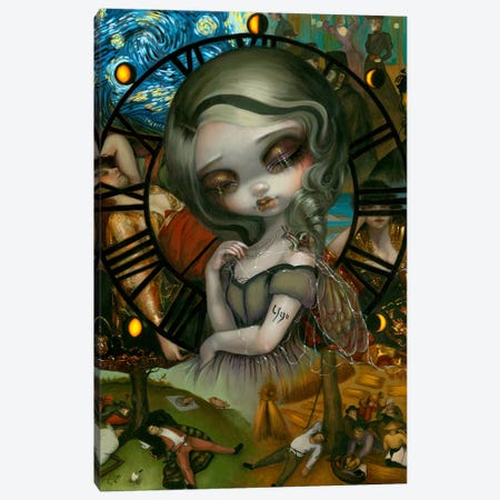 Unseelie Court Sloth Canvas Print #JGF160} by Jasmine Becket-Griffith Canvas Wall Art