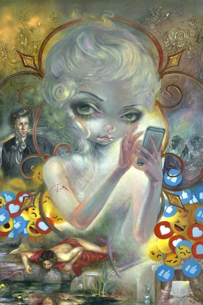 Unseelie Court Vanity by Jasmine Becket-Griffith canvas print