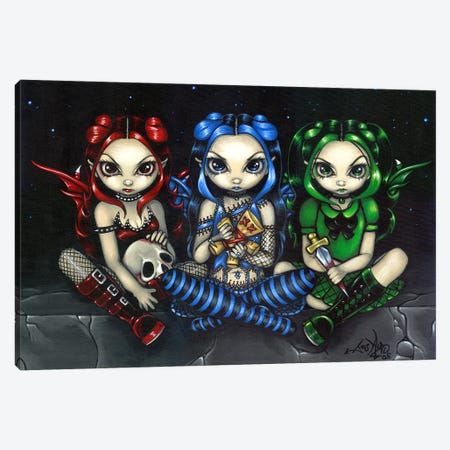 Wicked Tricksy And False Canvas Print #JGF167} by Jasmine Becket-Griffith Art Print