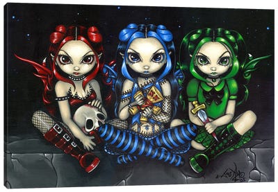 Wicked Tricksy And False Canvas Art Print - Jasmine Becket-Griffith