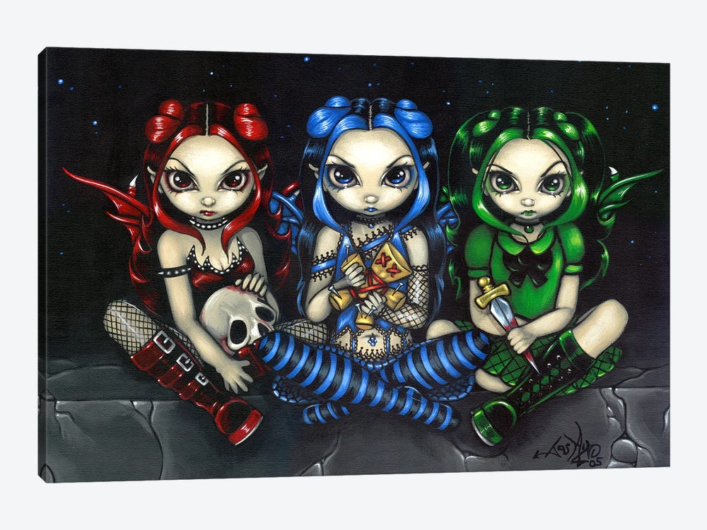 Wicked Tricksy And False by Jasmine Becket-Griffith 1-piece Canvas Print